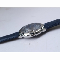 Ballon Bleu 42mm Blue Texture Dial Blue Crocodile Strap A2892 AF