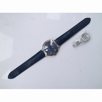 Ballon Bleu 42mm Blue Texture Dial Blue Crocodile Strap A2892 AF