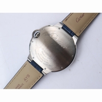 Ballon Bleu 42mm Blue Texture Dial Blue Crocodile Strap A2892 AF