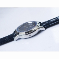 6104P Moon Diamond Bezel Blue Dial Blue Leather Strap A240 AIF