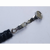 6104P Moon Diamond Bezel Blue Dial Blue Leather Strap A240 AIF