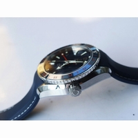 Planet Ocean 600M Co-Axial GMT 43.5mm Ceramic Bezel *3 Dials* Rubber Strap A8605 Super Clone VSF