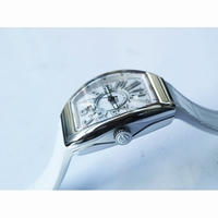 Vanguard V45 SS White Textured Dial White Rubber Strap MIYOTA 9015 ZF