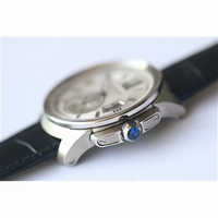 Calibre de Cartier White & Black Dial Leather JF A23J