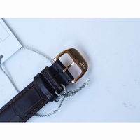 Rendez-Vous Night & Day RG Diamonds Bezel White MOP Dial Leather Strap A898 ZF