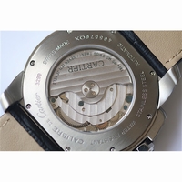 Calibre de Cartier White & Black Dial Leather JF A23J