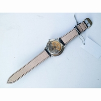 Rendez-Vous Night & Day Diamonds Bezel White MOP Dial Leather Strap A898 ZF