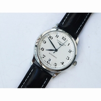 Master Collection White Textured Dial Leather A2892 KZF