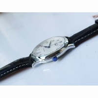 Master Collection White Textured Dial Leather A2892 KZF