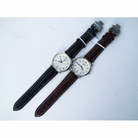 Master Collection White Textured Dial Leather A2892 KZF