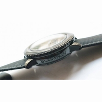 Fifty Fathoms PVD Dark Knight 1:1 Best Edition Black Dial on Sail-canvas Strap A1315 ZF