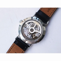 Tangomat Automatic 38.3mm Black & White Dial Leather Strap A23J NSF