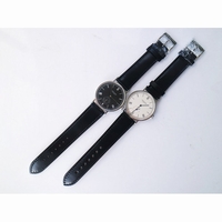 Tangomat Automatic 38.3mm Black & White Dial Leather Strap A23J NSF