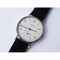 Tangomat Automatic 38.3mm Numeral Markers White Dial Leather Strap A23J NSF