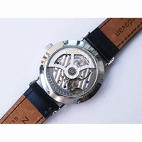 Tangomat Automatic 38.3mm Numeral Markers White Dial Leather Strap A23J NSF