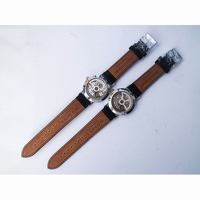 Tangomat Automatic 38.3mm Numeral Markers White Dial Leather Strap A23J NSF