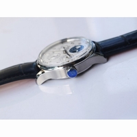 IW503401 Portugieser Perpetual Calendar Blue & White Dial Leather Strap A52615 V9F