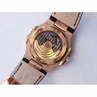 LEMAN 2850B SS 1:1 Best Edition Black Dial on Black Rubber Strap Cal.6950