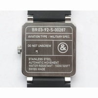 BR 03-92 SS GIGN Special Edition Black Dial on Black Rubber Strap MIYOTA 9015