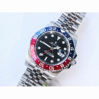 GMT-Master II 126710 BLRO Red/Blue Black Dial SS Jubilee Bracelet A2836 