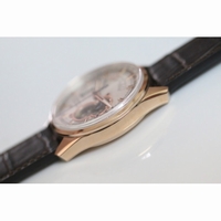 El Primero RG AXF Silver Dial Brown Leather