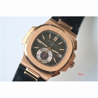El Primero RG AXF Silver Dial Brown Leather