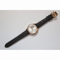 El Primero RG AXF Silver Dial Brown Leather