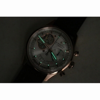 El Primero RG AXF Silver Dial Brown Leather