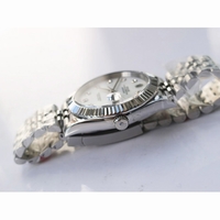 Rolex DateJust II 126234 36mm 904L Fluted Bezel Diamond Mark White MOP Dial Jubilee Bracelet BP A3235