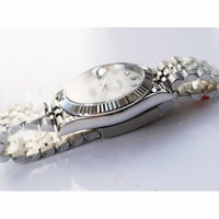 Rolex DateJust II 126234 36mm 904L Fluted Bezel Diamond Mark White MOP Dial Jubilee Bracelet BP A3235