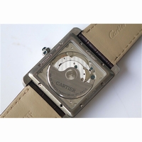Tank MC White Textured Dial Leather JF A23J
