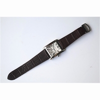 Tank MC White Textured Dial Leather JF A23J