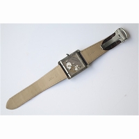 Tank MC White Textured Dial Leather JF A23J