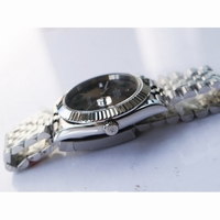 Rolex DateJust II 126234 41mm 904L Fluted Bezel Green Roman Marks Grey Dial Jubilee Bracelet BP A3235