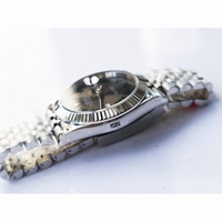 Rolex DateJust II 126234 41mm 904L Fluted Bezel Green Roman Marks Grey Dial Jubilee Bracelet BP A3235