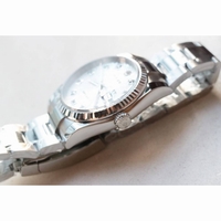 DateJust 116231 36mm Black & White Dial Diamond Markers Fluted Bezel Bracelet sa3135