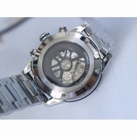 Calibre Heuer 01 Chrono Gray Dial Bracelet & Rubber Strap A1887 XF