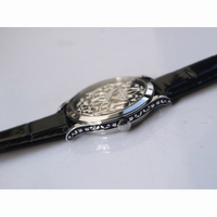 Classic 5088 100P-001 Engraved Case Engraved Dial Leather Cal.240 FLF