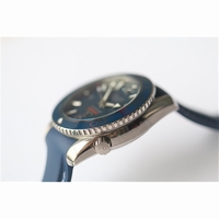 Planet Ocean 42mm Titanium Blue Dial Blue Rubber BP A8500