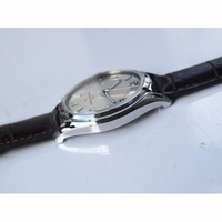 Fiftysix 40mm White & Blue Dial Leather Strap A1326 ZF