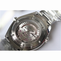 Omega Planet Ocean 45mm Ceramic Bezel Black Dial Silver Number Bracelet BP A8500