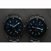 Omega Planet Ocean 45mm Ceramic Bezel Black Dial Orange Number Bracelet BP A8500