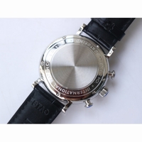 IW391001 Portofino Chrono Gold Markers Blue Dial Leather Strap A7750 ZF