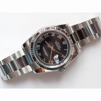 DateJust 36 SS 116234 1:1 Best Edition Black Dial Roman Markers SS  Bracelet ARF SH3135