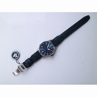 Big Pilot IW501008 "Boutique London" Blue Dial Blue Leather Strap A52010 ZF