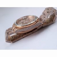 GMT Master II 116769 BRIL RG Full Diamonds Watch A2836 TWF