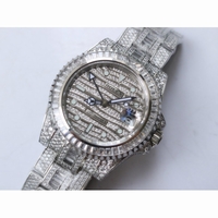 GMT Master II 116769 BRIL Full Diamonds Watch A2836 TWF
