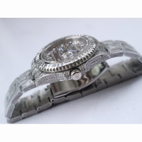 GMT Master II 116769 BRIL Full Diamonds Watch A2836 TWF