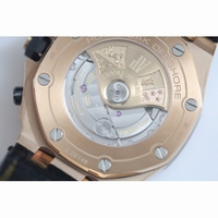 Cartier Santos RG Diamond Bezel Silver Dial Black & Red Croco Strap Ronda Quartz
