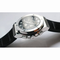 Classic Fusion 45mm Skeleton Watch Chronograph Gummy Leather 